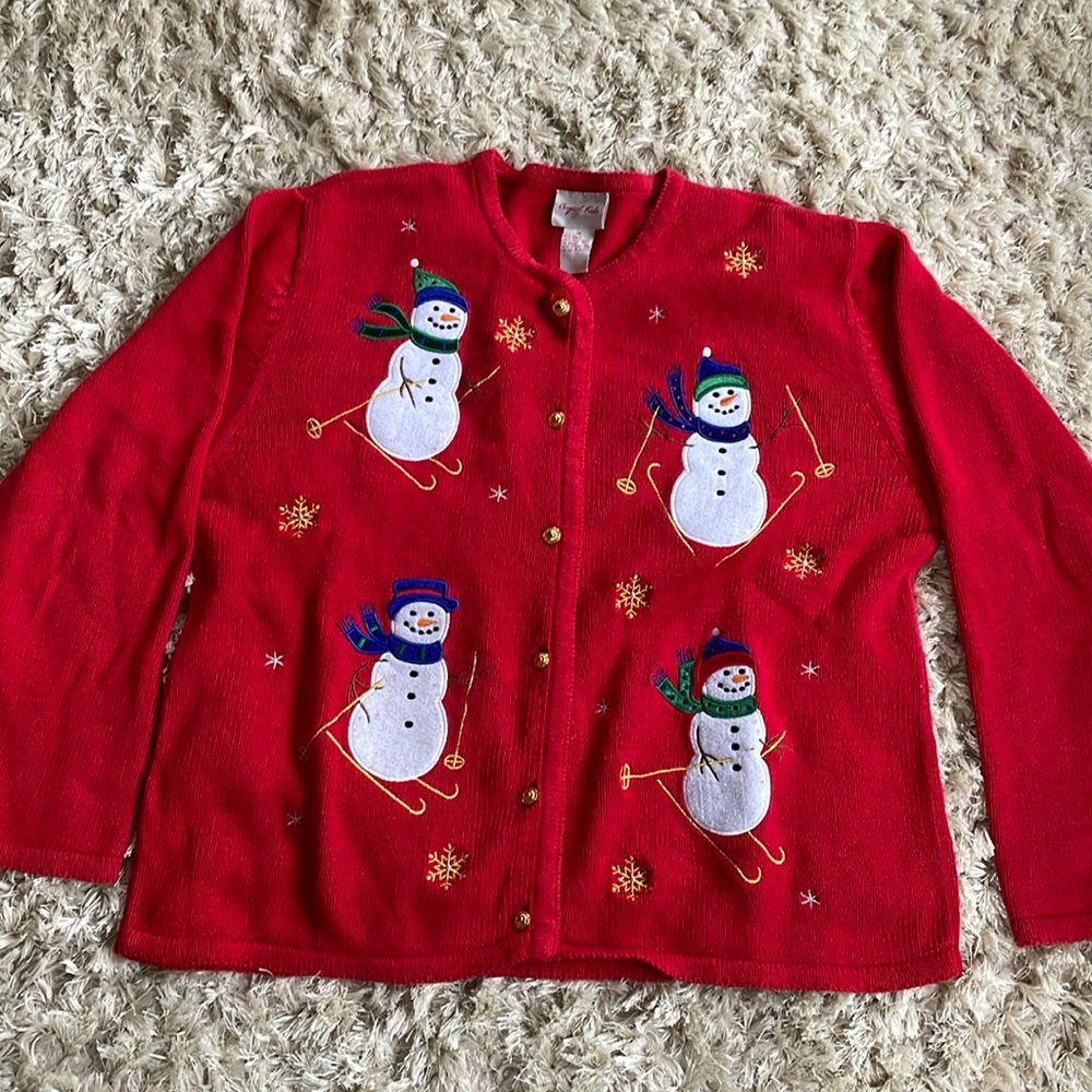 Crystal-Kobe vintage Christmas sweater Size Medium
